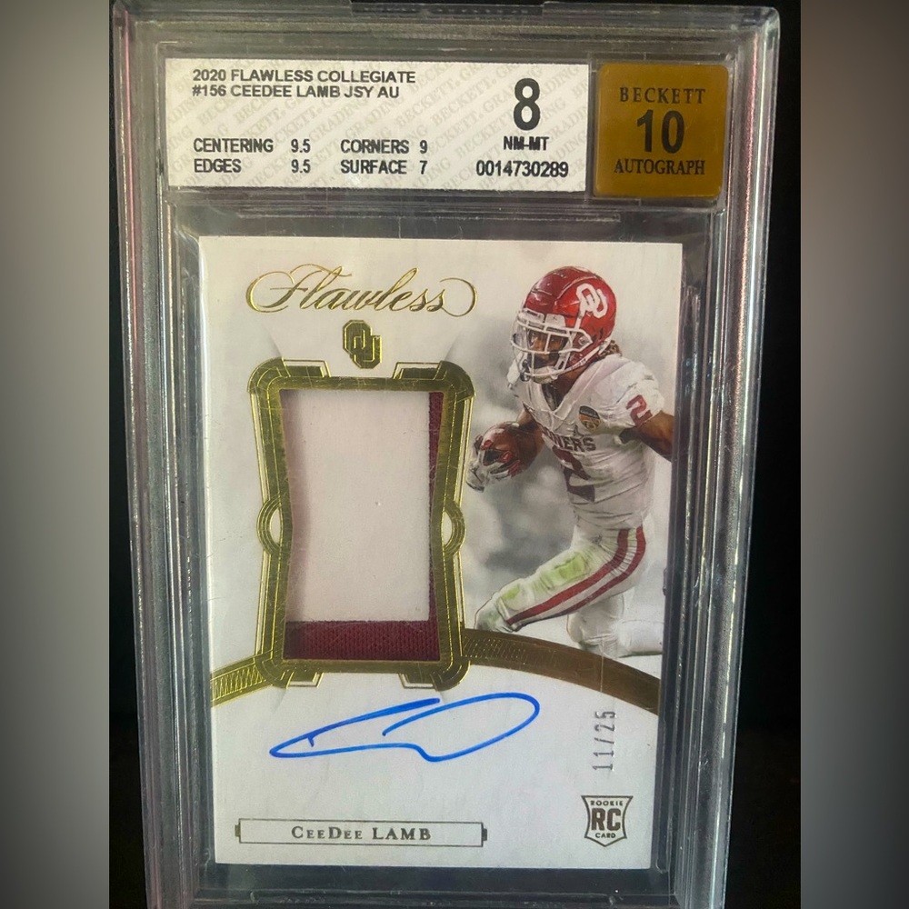 Ceedee Lamb 2020 RC Flawless Collegiate (#11/25)